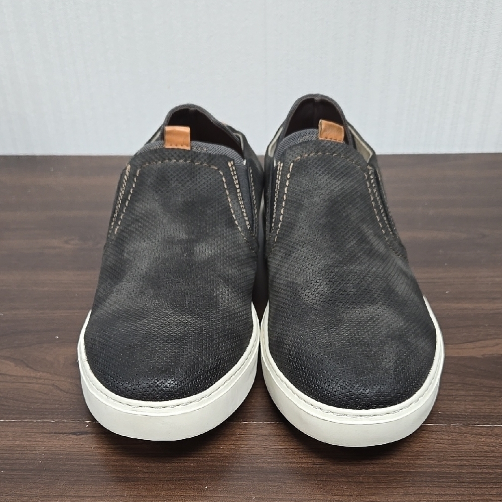Reaction Kenneth Cole Size 12 Charcoal Slip On Indy Sneakers
